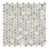 Andova Tiles SAMPLE Orb 075 x 075 Metal Penny Round Mosaic Tile SAM-ANDORB252